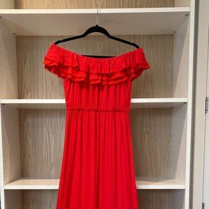 Alice + Olivia Red Maxi Dress Size 2